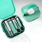 Portable Nail Clipper Set 8 in 1 Professional Manicure Pedicure Kit