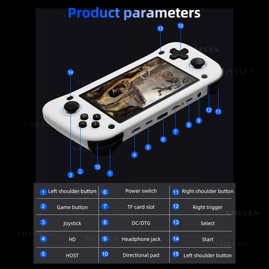 G28 Handheld game console 4.3 Inch Game console