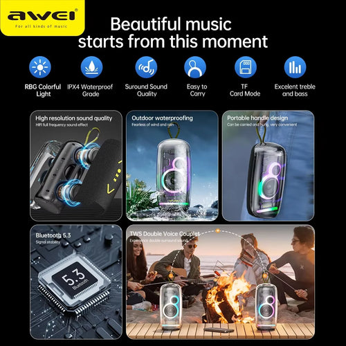 AWEI KA32 Waterproof Bluetooth Speaker