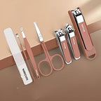 Portable Nail Clipper Set 8 in 1 Professional Manicure Pedicure Kit