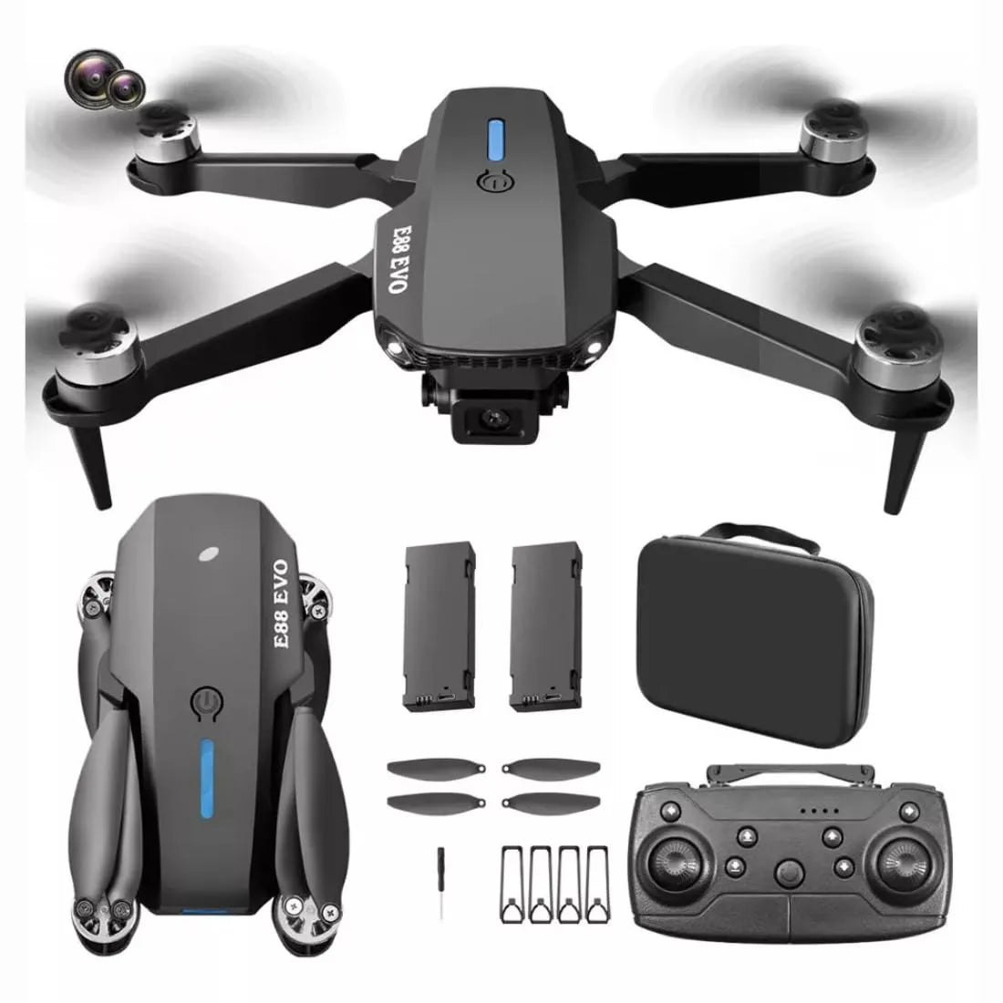 E88 Evo Brushless HD Camera Drone