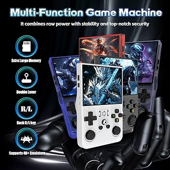 R36 Max Retro Handheld Game Console
