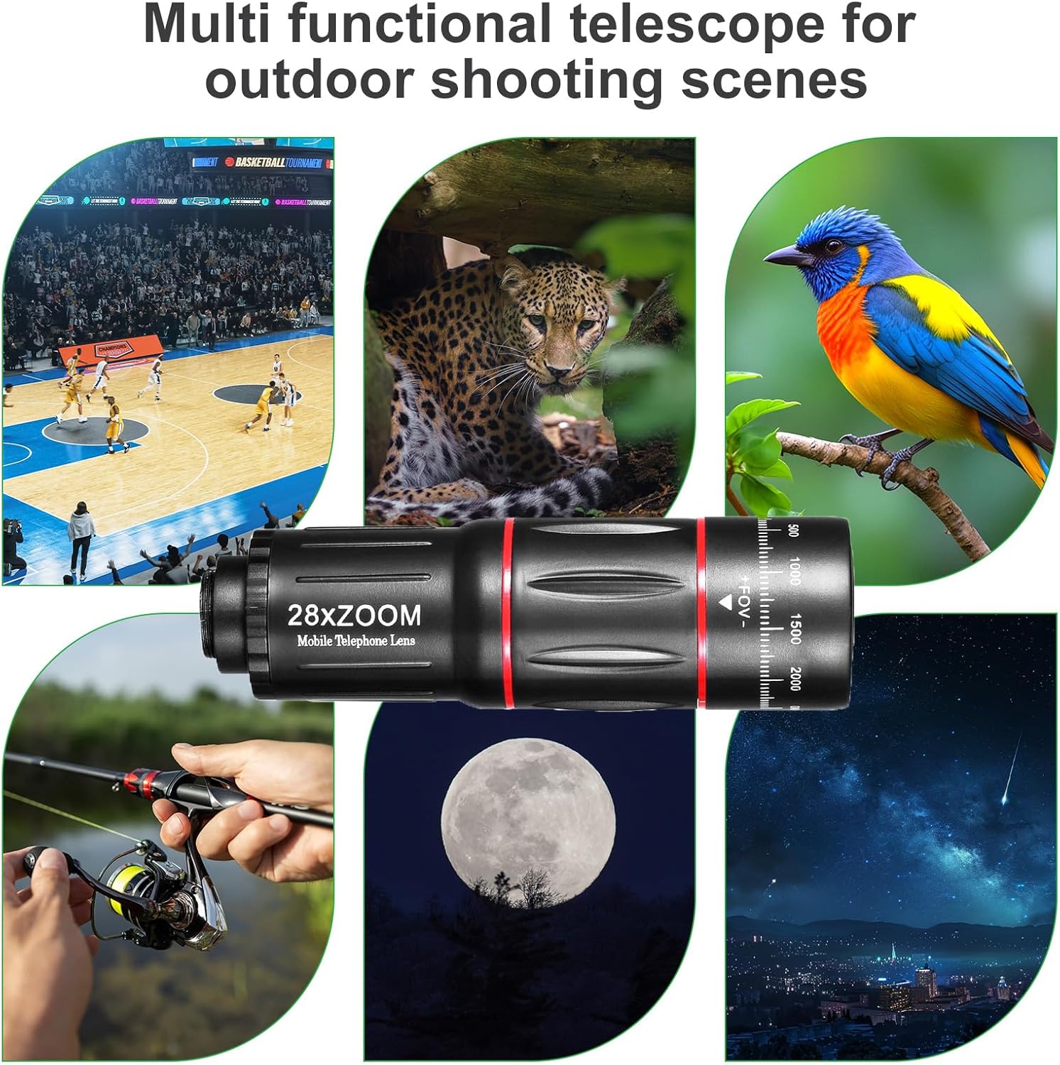 28x Telephoto Mobile Phone Zoom Lens