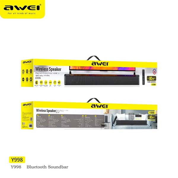 Awei Y998 Remote Control Soundbar