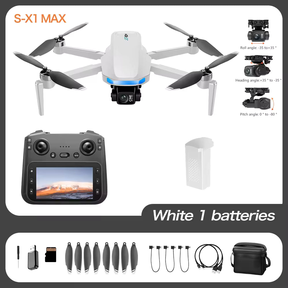 SX-01 GPS Drone with 3 Axis Gimbal