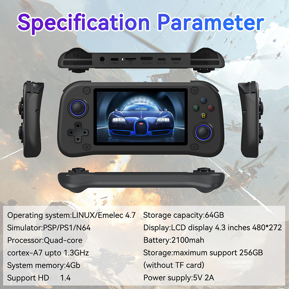 G28 Handheld game console 4.3 Inch Game console
