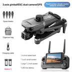 D12 Professional Drone Control 3-axis Gimbal Digital 6KM Image Transmission Obstacle