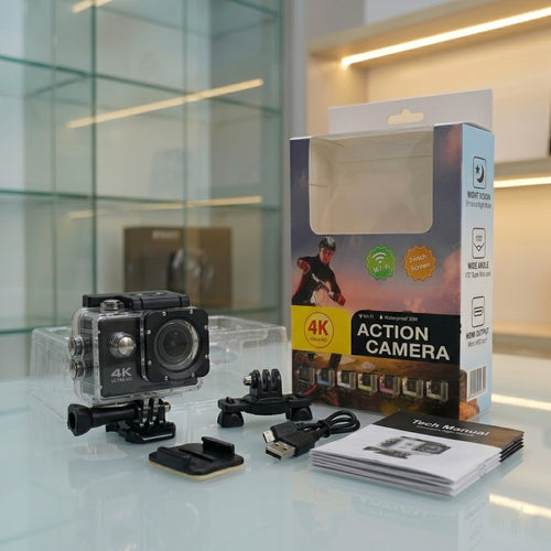 4K Sports Action ULTRA HD Camera Dual Battery
