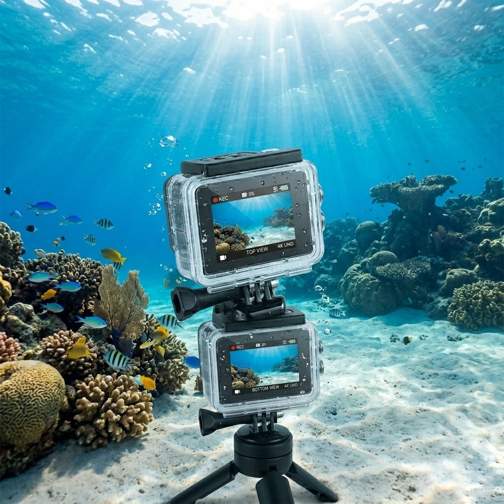 4K Sports Action ULTRA HD Camera Dual Battery