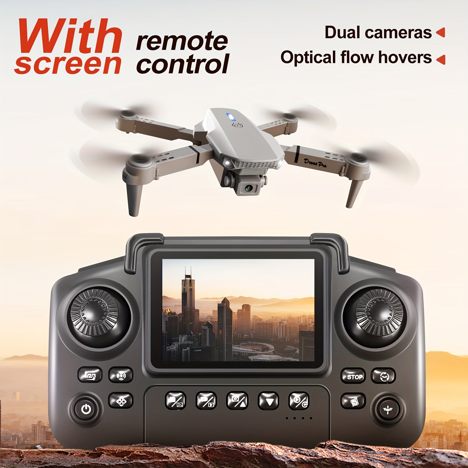 E88D Drone Rc Remote HD Drone