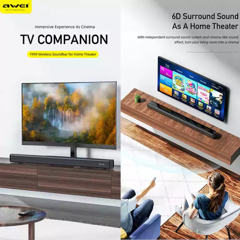 Awei Y998 Remote Control Soundbar