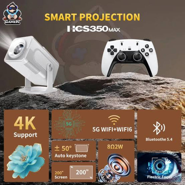 HCS350 Max Gaming Projector And android TV