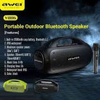Awei Y886 60W Powerful Portable Bluetooth Speaker With Mic